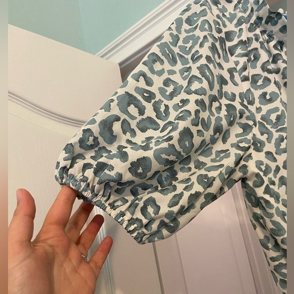 Buddy Love Women’s Balloon Sleeve Ruffles Elastic Waist Size Small - Picture 6 of 9